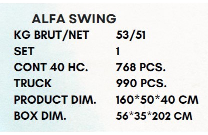 BRC Home Alfa Salıncak